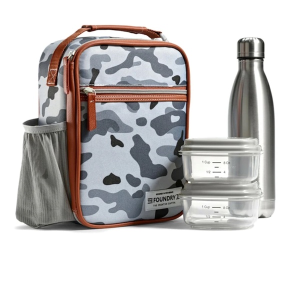 The Foundry Fit & Fresh Grey Camo Lunch Tote - Picture 10 of 10